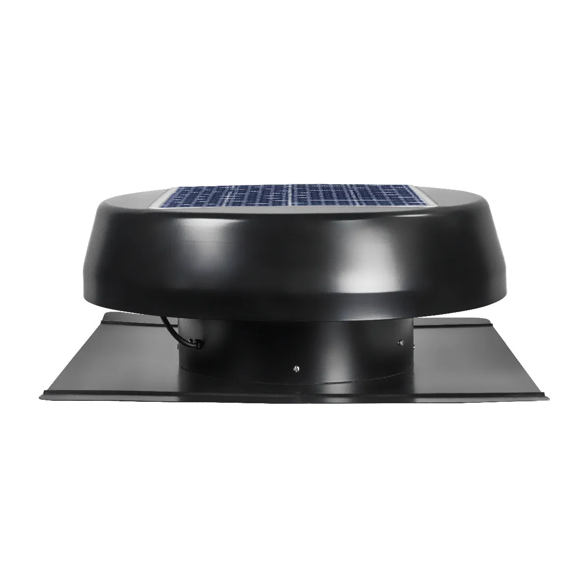 1,030 CFM Steel Solar Powered Roof Mount Attic Ventilator with Integrated 25-Watt Solar Panel