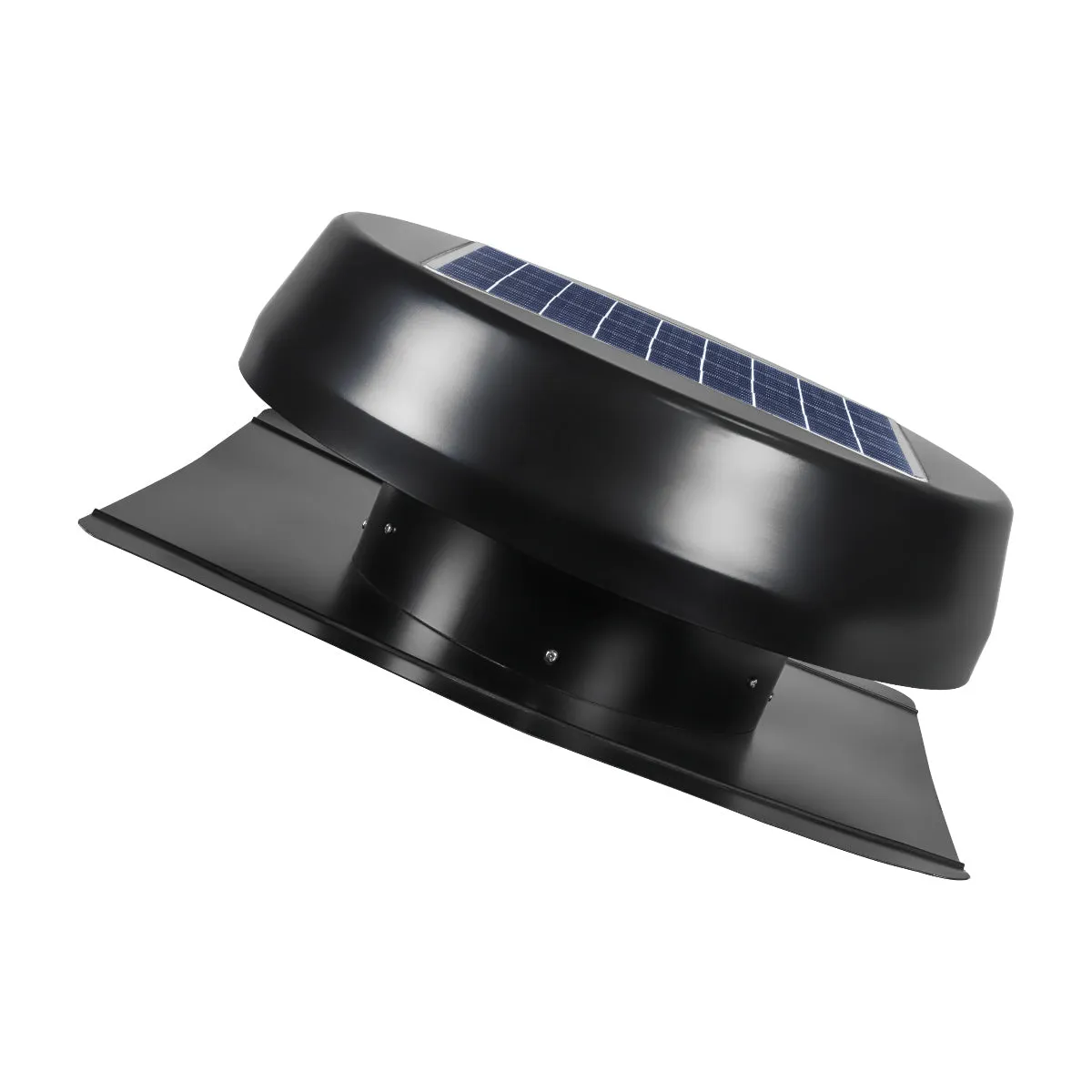 1,030 CFM Steel Solar Powered Roof Mount Attic Ventilator with Integrated 25-Watt Solar Panel