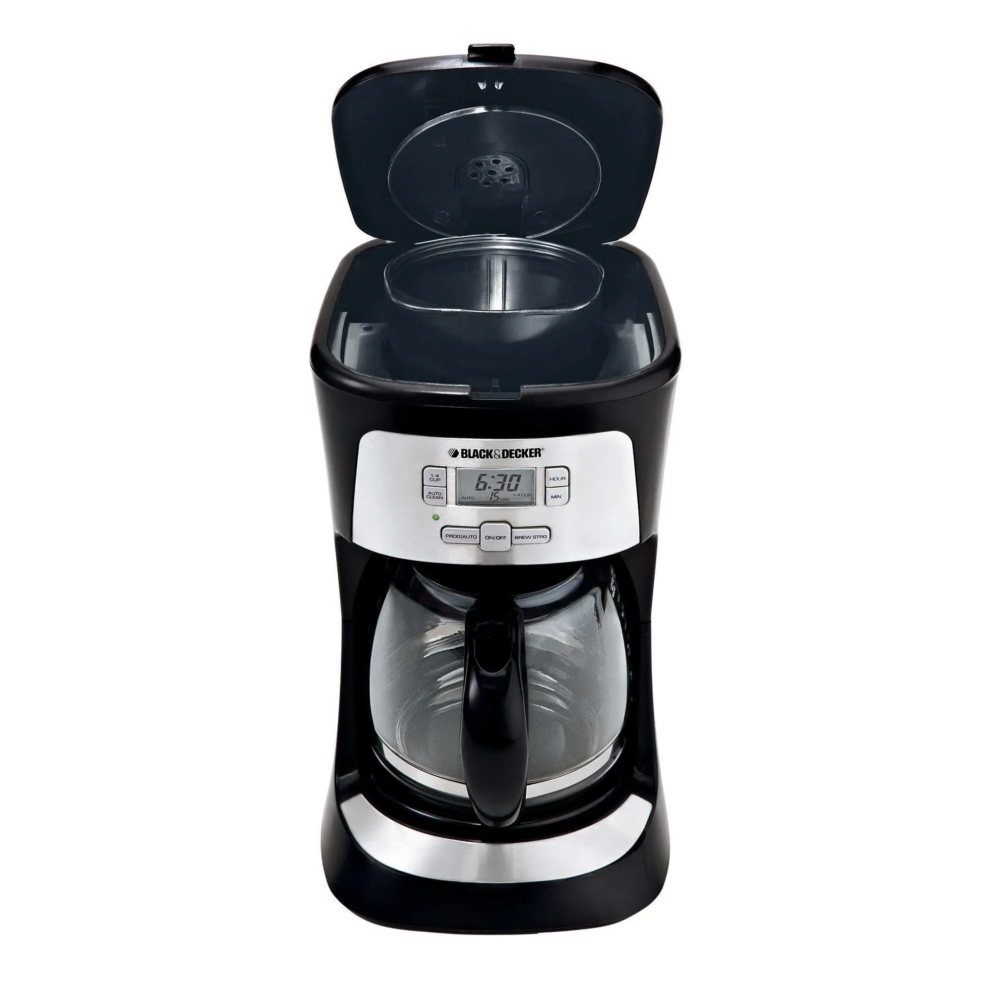 12-Cup Programmable Coffeemaker, Black