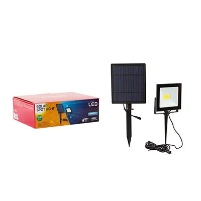 12w Solar Garde Spotlight 6000K 450lm