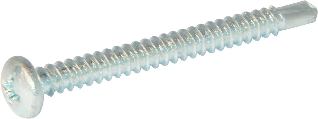 14-14 x 1 1/2 Phillips Pan Self Drill Screw Zinc Plated