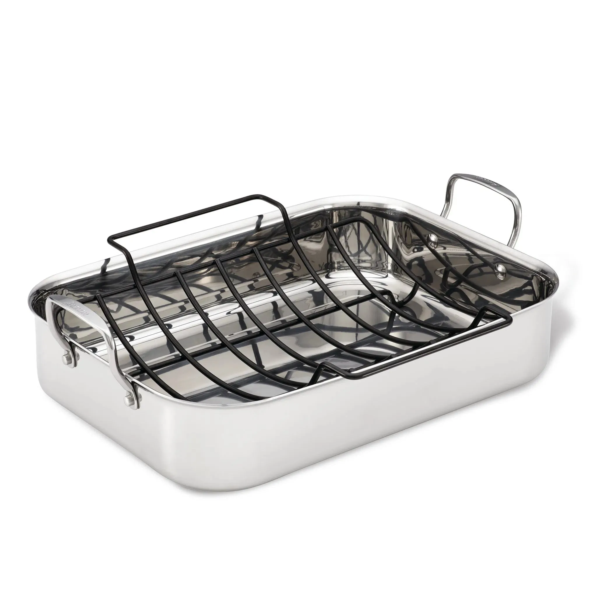 17" x 12.5" Rectangular Roaster with Nonstick Rack