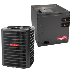 3 Ton 14.3 SEER2 R-32 Goodman Air Conditioner   Vertical Coil 21" Width Upflow/Downflow Installation