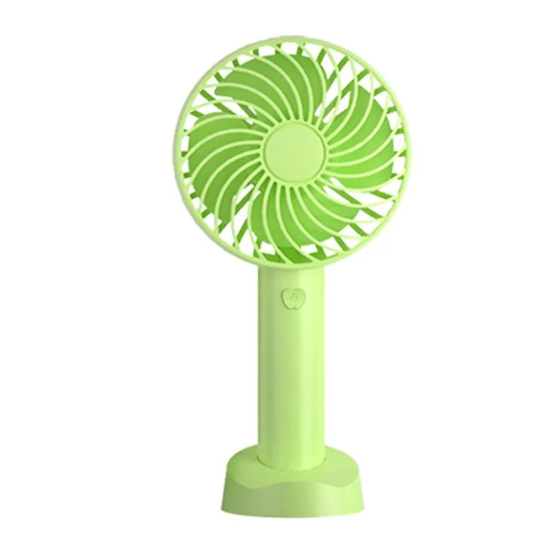 3.7V Handheld Mini Fan Portable Usb Rechargeable 1200mah Battery Electric Air Cooler With Mobile Phone Holder