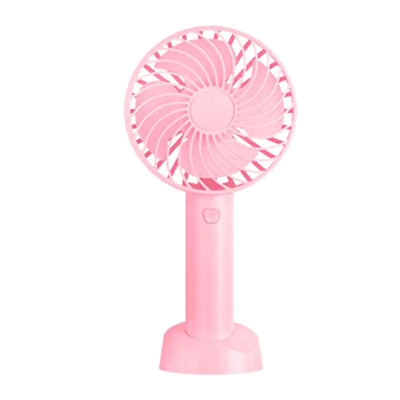 3.7V Handheld Mini Fan Portable Usb Rechargeable 1200mah Battery Electric Air Cooler With Mobile Phone Holder