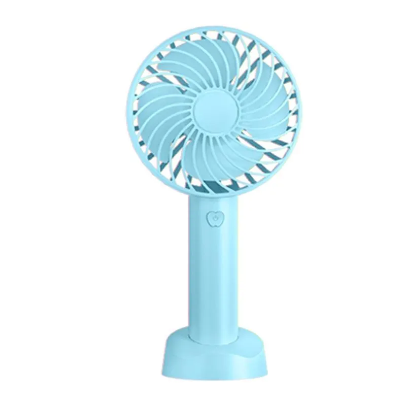 3.7V Handheld Mini Fan Portable Usb Rechargeable 1200mah Battery Electric Air Cooler With Mobile Phone Holder