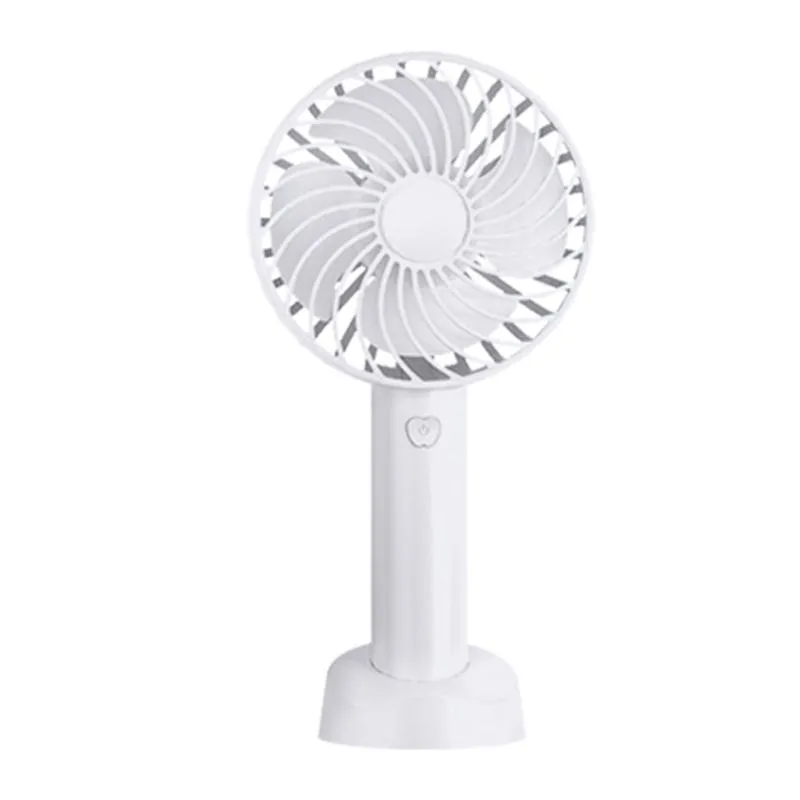 3.7V Handheld Mini Fan Portable Usb Rechargeable 1200mah Battery Electric Air Cooler With Mobile Phone Holder