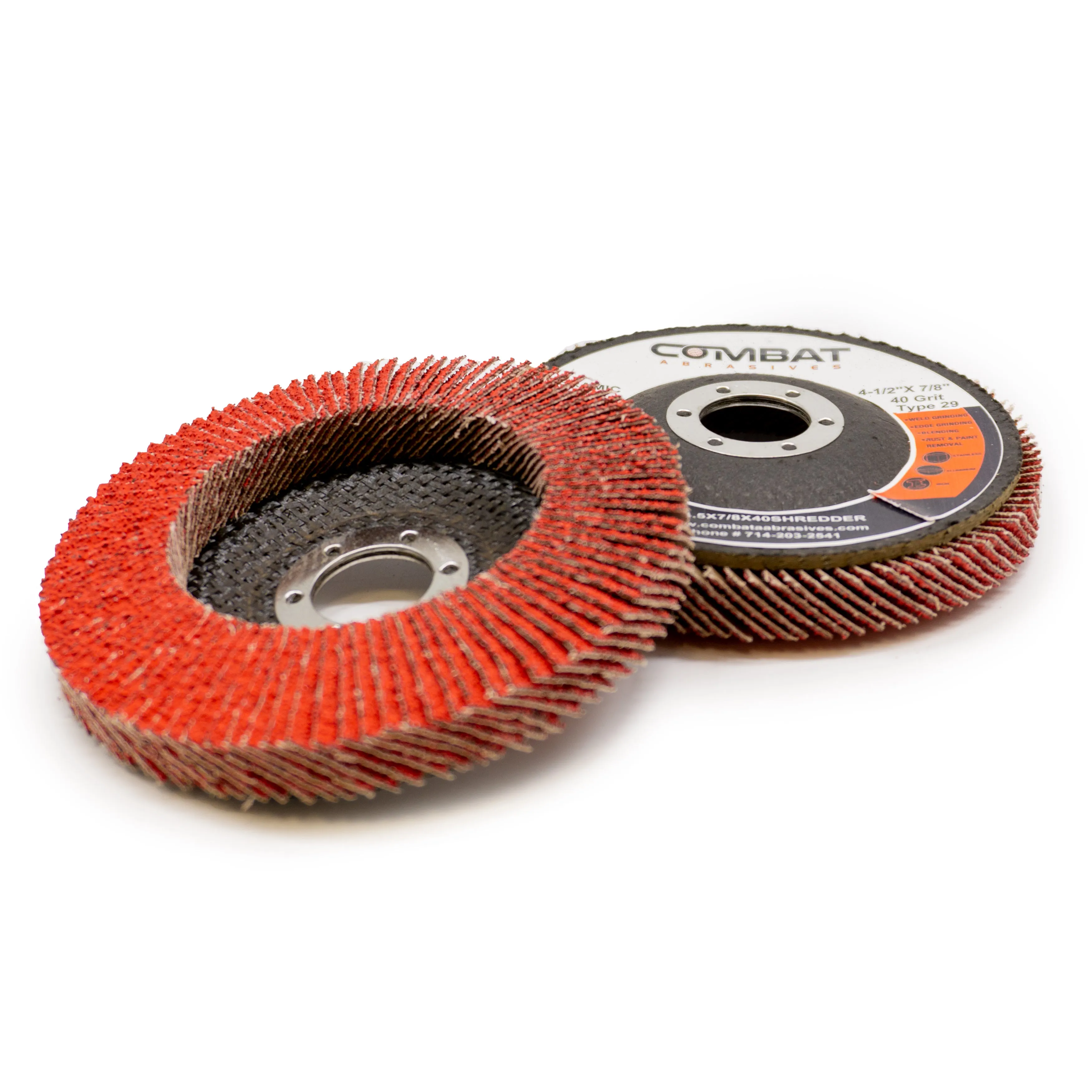 4-1/2" x 7/8" High Density Ceramic Flap Disc Type 29