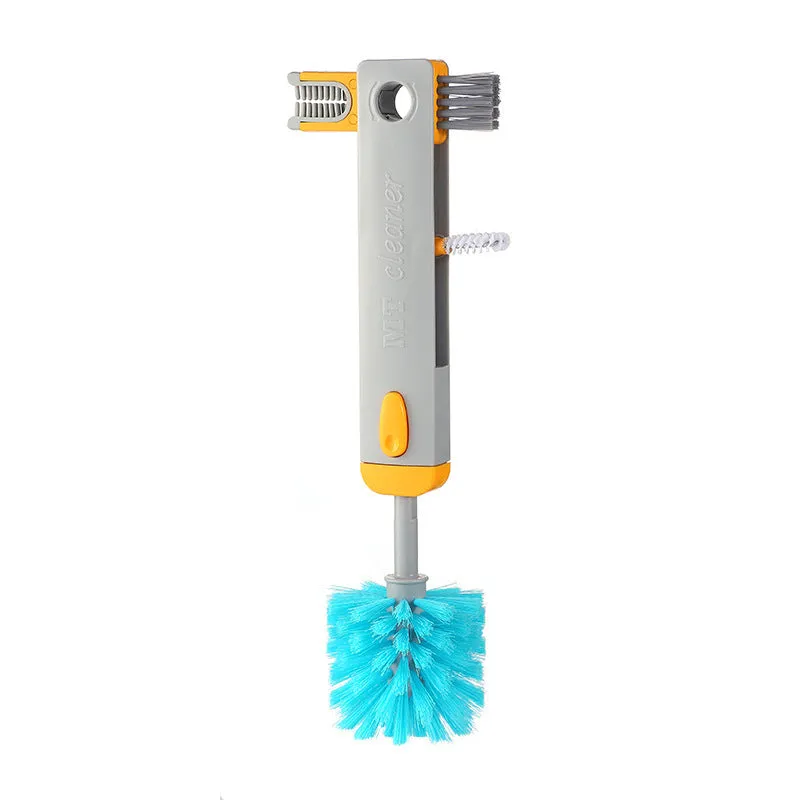 4-in-1 Bottle Cleaner Brush – Multifunctional Silicone Cleaning Tool