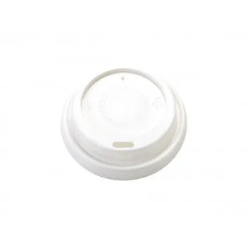 500ml Disposable Coffee Cup Single Wall Brown with White Sip Lid 10pack