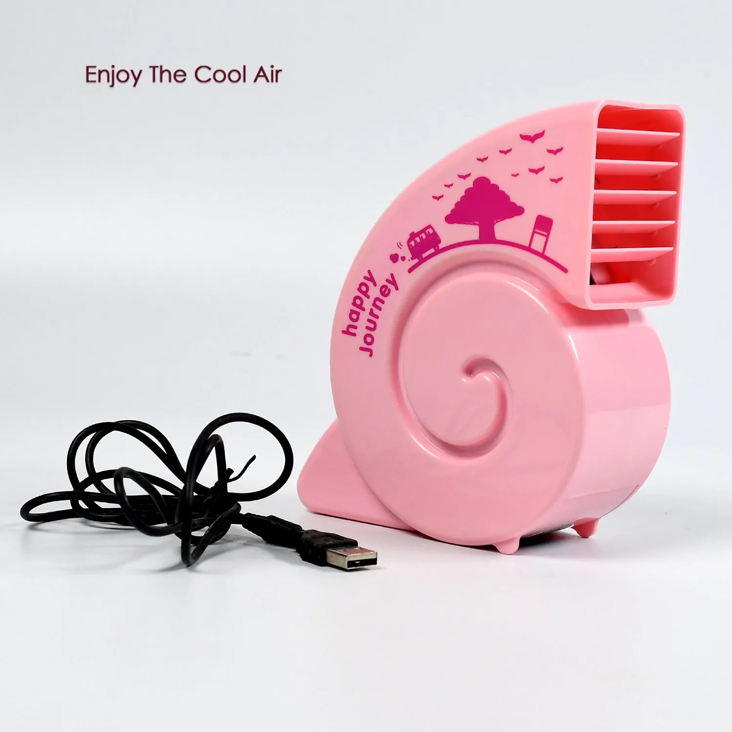 7709 Cute Bright Color Desktop Office USB Mini Fan Battery USB Fans USB Mini Fans (Battery Not Include)