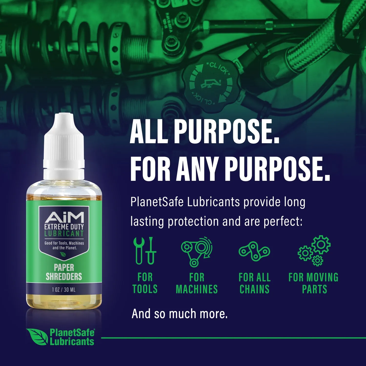 AiM Extreme Duty Lubricant | Office and Paper Shredder Oil | Specialty | 1 oz precision