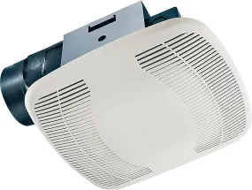 Air King BFQ50 Exhaust Fan, 8-11/16 in L, 9-1/8 in W, 0.3 A, 120 V, 1-Speed, 50 cfm Air, ABS, White :EA: QUANTITY: 1