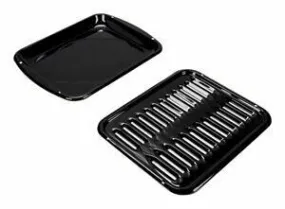 Amana 4396923 Premium Broiler Pan And Roasting Rack - Black