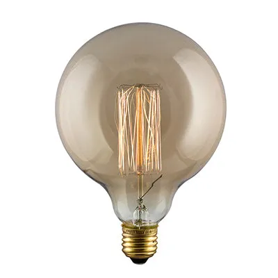 Amber CB Filament Maxi Globe E27 60w