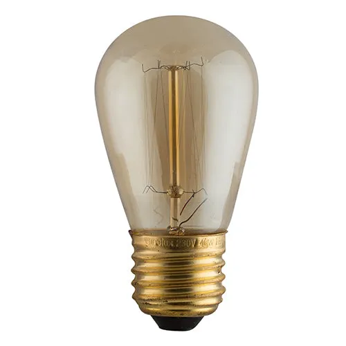 Amber CB Filament Mini Pear E27 40w