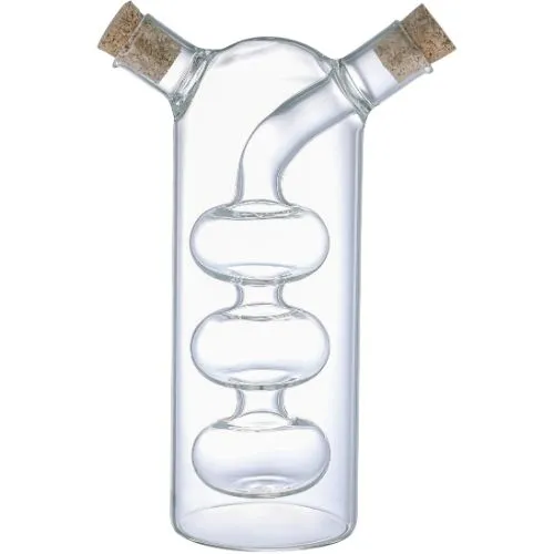 Aramoro Borosilicate Glass Oil And Vinegar Bottle 240/70Ml