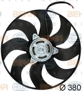 Audi A/C Condenser Fan Assembly 8E0959455K – Behr 351044411