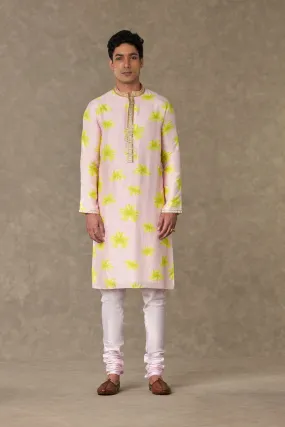 Baby Pink Parijat Kurta Set