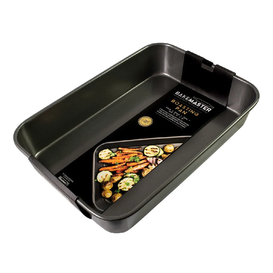 Bakemaster Large Deep Roasting Pan 39x28x7cm