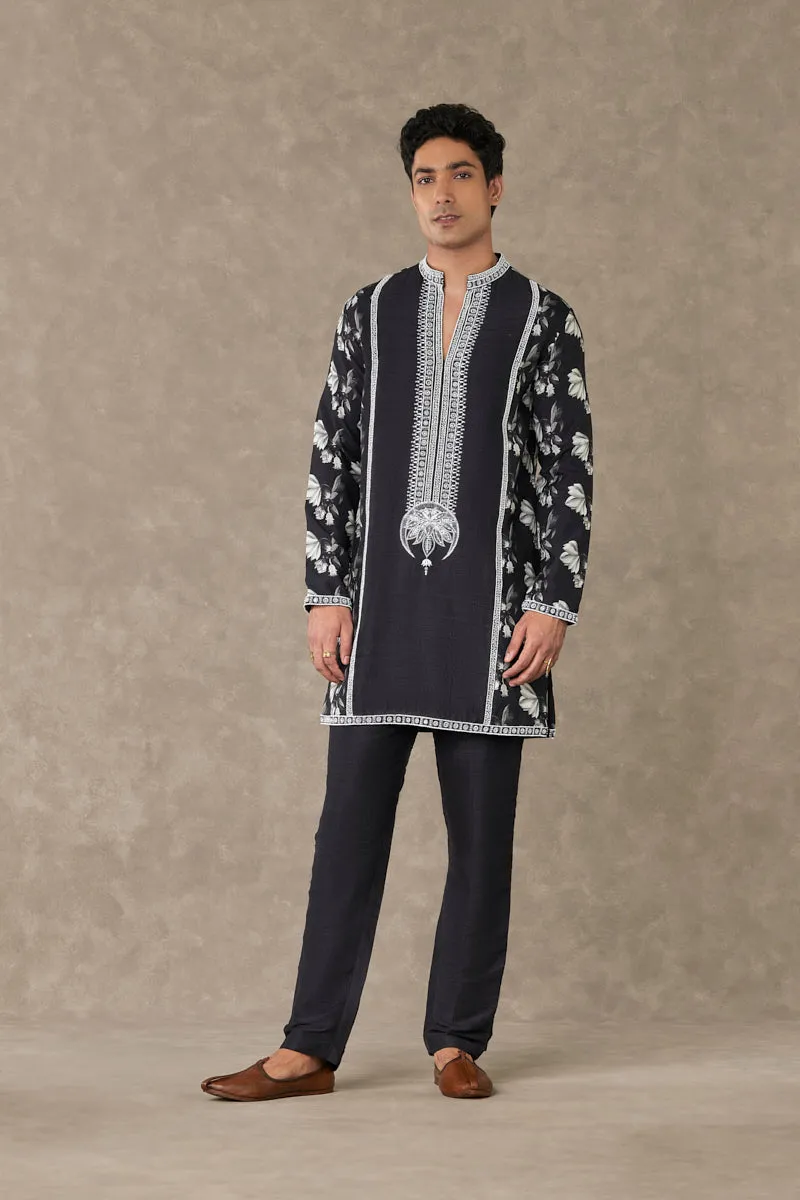 Black Chaand Kurta