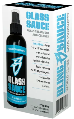 BLING SAUCE - GLASS SAUCE 118ml & Towel