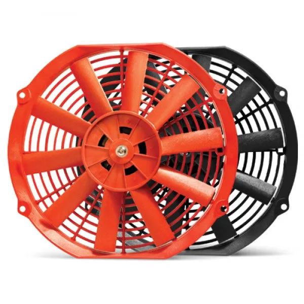 BLOX Electric Slim Radiator Fan (10" Fan - 1550 CFM) Black or Red