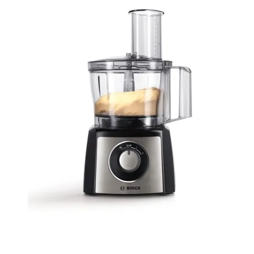 Bosch MCM3501MGB MultiTalent 3 Compact 800W Food Processor Black and Stainless Steel