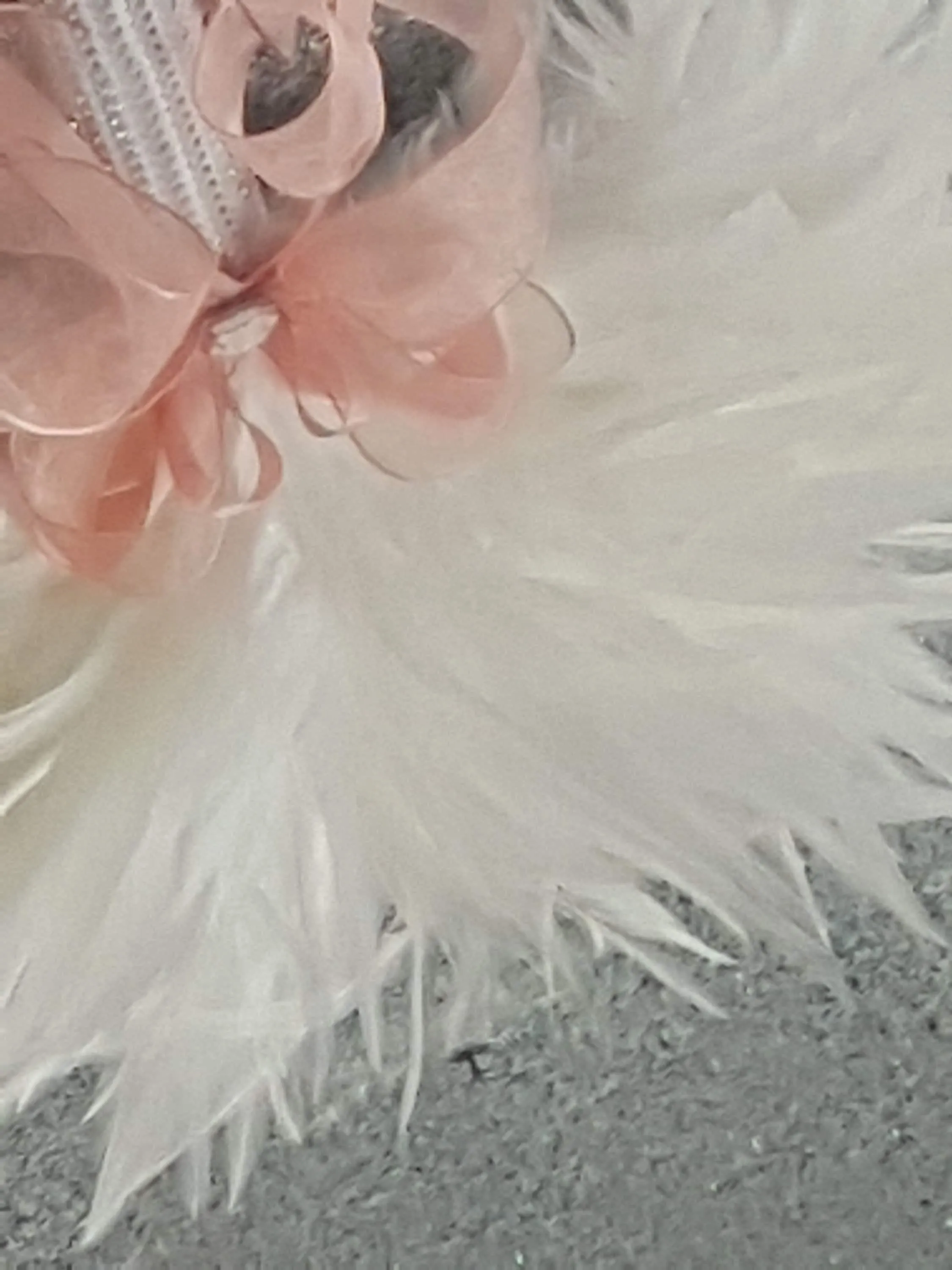 Brides Feather bouquet fan, Great Gatsby wedding style -ANY COLOUR by Crystal wedding uk