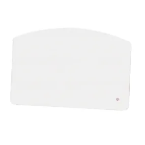 Browne 5.5" x 3.5" Plastic Bowl Scraper, White