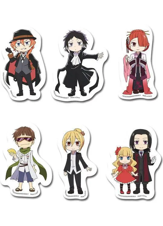 Bungo Stray Dogs Wan! - Die-Cut Group B Sticker Set