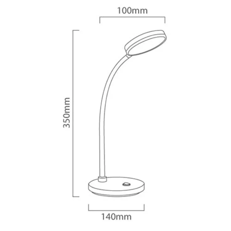 Burj Desk Lamp White