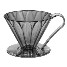 Cafec 2 Cup Tritan Flower Dripper Black