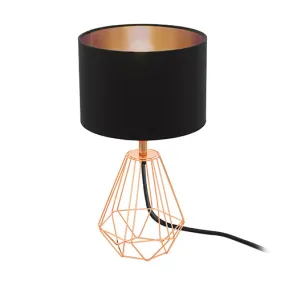 Carlton2 T/Lamp165mm Black/Copper