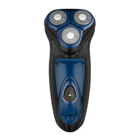 Carmen Triple Head Men's Cordless Shaver - Black & Blue | C81137