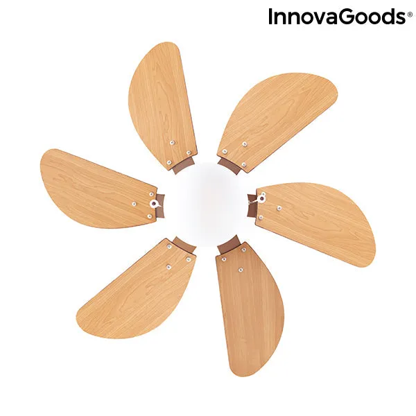 Ceiling Fan with Light InnovaGoods Ø 75 cm 55W