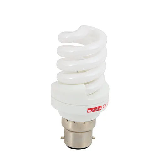 CFL Mini Spiral B22 12w 4000K Blister