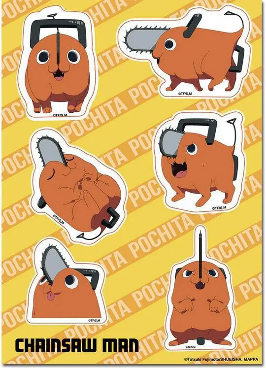 Chainsaw Man - Pochita Sticker Set