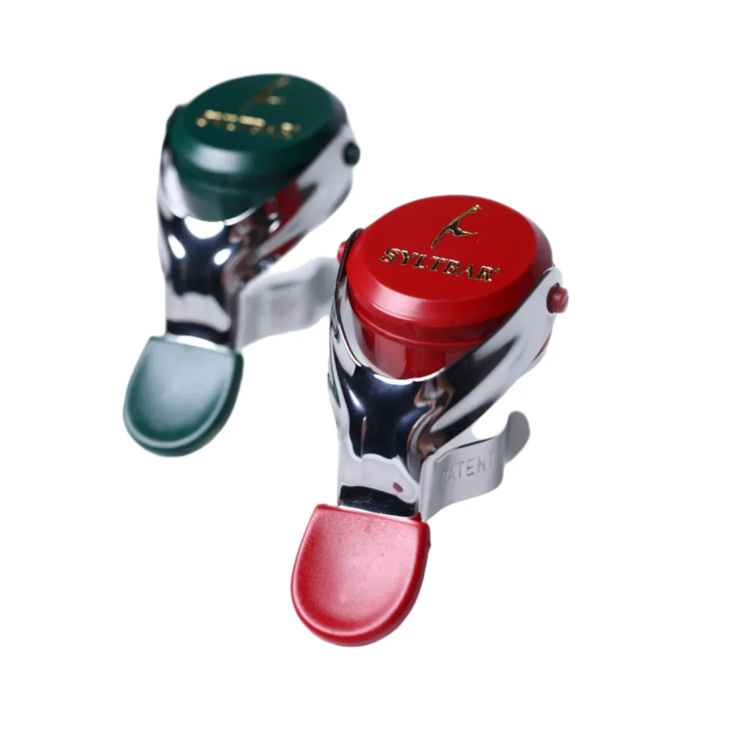 Champagne Bottle Stopper Duo - Red/Green