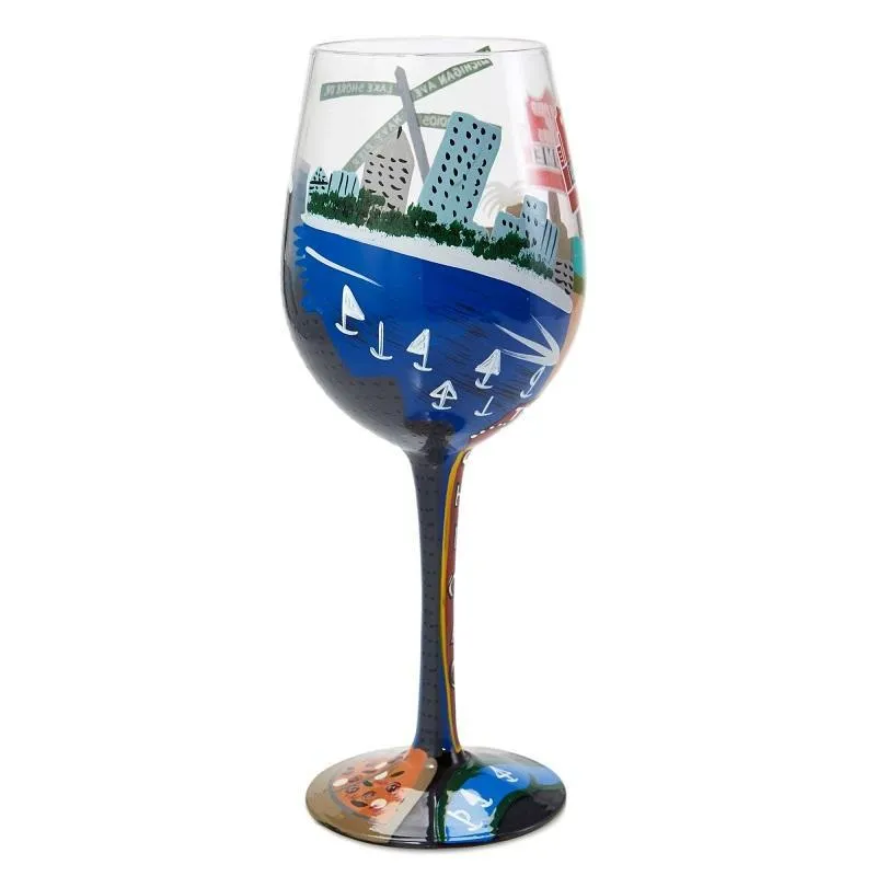 Chicago Wine Glass by Lolita®