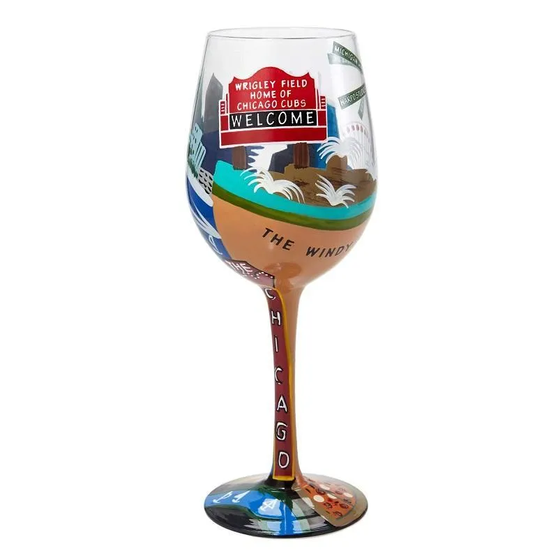 Chicago Wine Glass by Lolita®