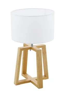 Chietino1 T/Lamp 260mm Wood/White