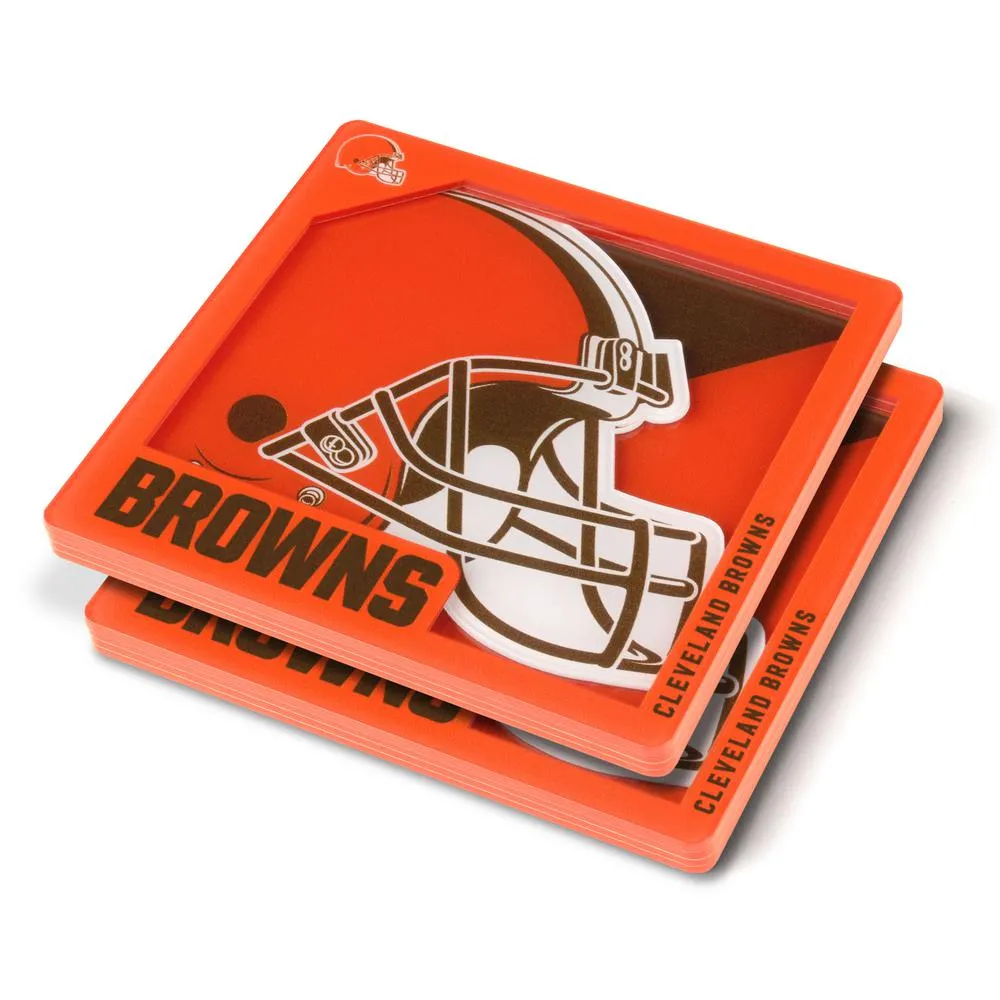 Cleveland Browns 3D Coaster Set