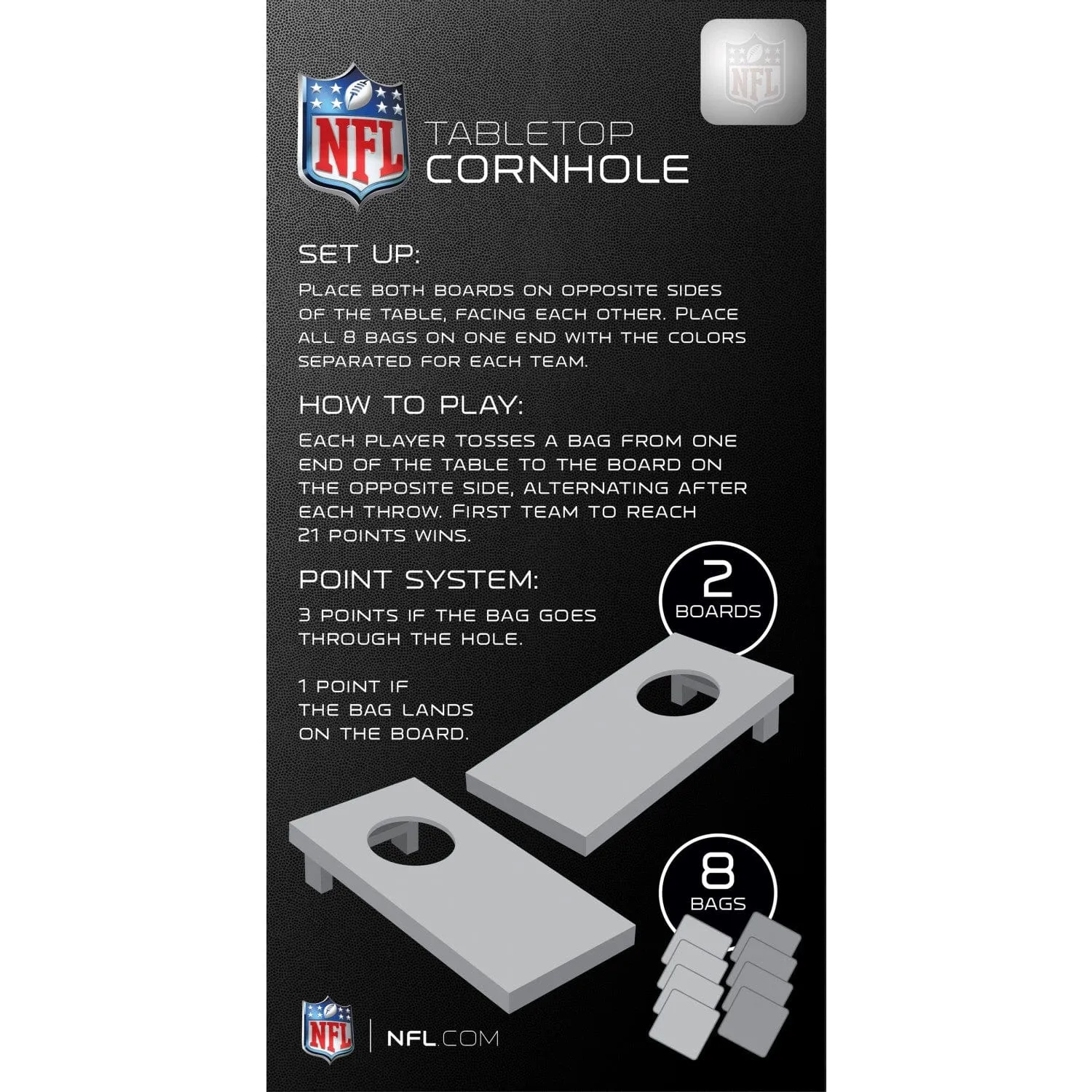 Cleveland Browns - NFL Tabletop Cornhole