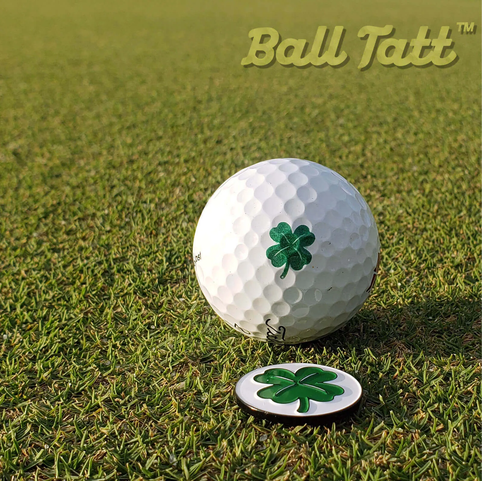 Clover Golf Ball Stamp and Ball Marker Gift Set