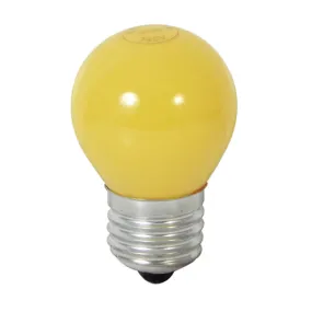 Coloured Golfball E27 15w Yellow