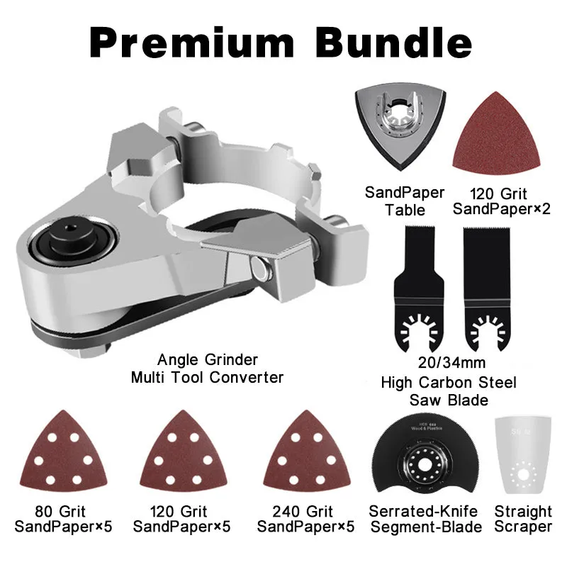 Conversion Kit for Multi-Tool Angle Grinder.