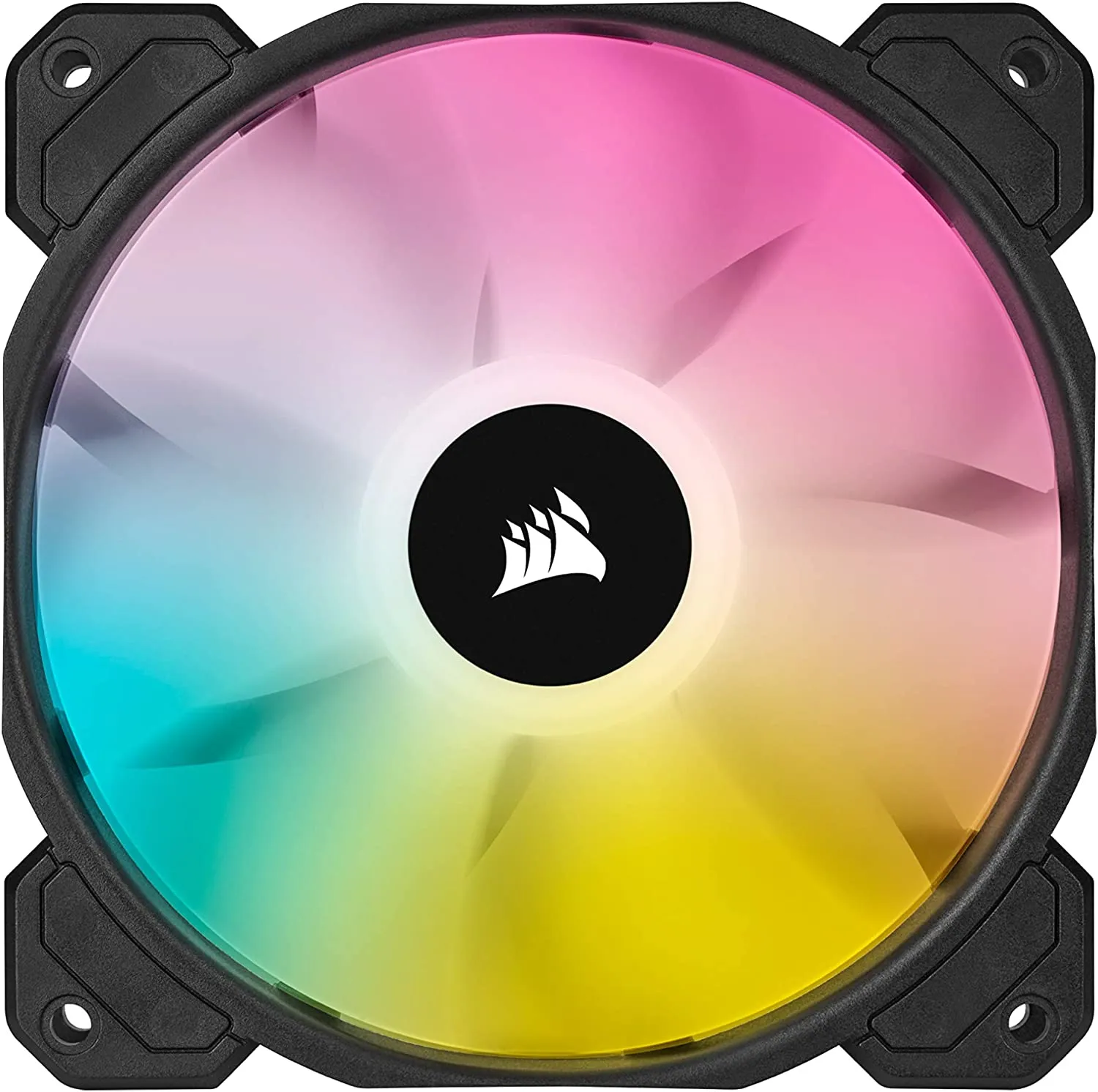 Corsair iCUE SP120 ELITE Performance 12cm PWM RGB 120mm Case Fan, 8 ARGB LEDs, Hydraulic Bearing, Single Fan Expansion Pack