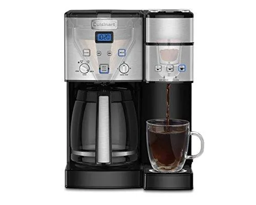 Cuisinart SS-15P1 Coffee Center 12-Cup Coffeemaker and Single-Serve Brewer, Silver