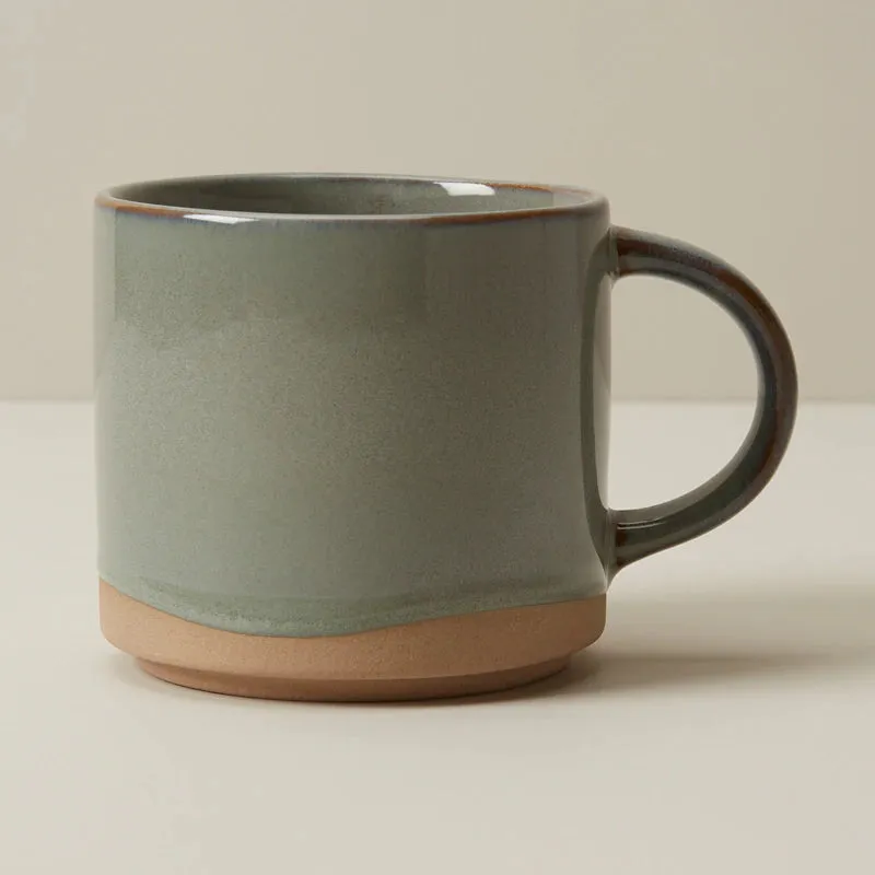 Dipped Ceramic Mug - Sage Brush